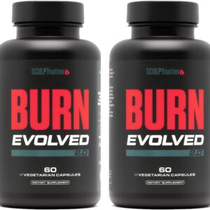 Sculpt Nation by V Shred - Daytime Metabolism Support with Chromium, Symnema Leaf Extract and Alpinia Galanga Root Powder Extract - 60 Natural Veggie Pills - 2 Pack
