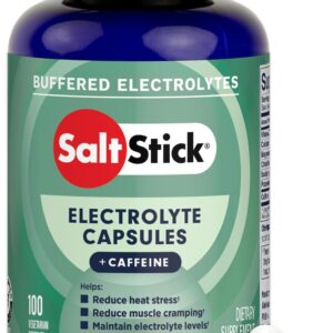 SaltStick Electrolyte Capsules with Vitamin D - 200 Count - Salt Pills with Electrolytes for Sports Nutrition, Running Supplements, Electrolyte Pills - 200 Count