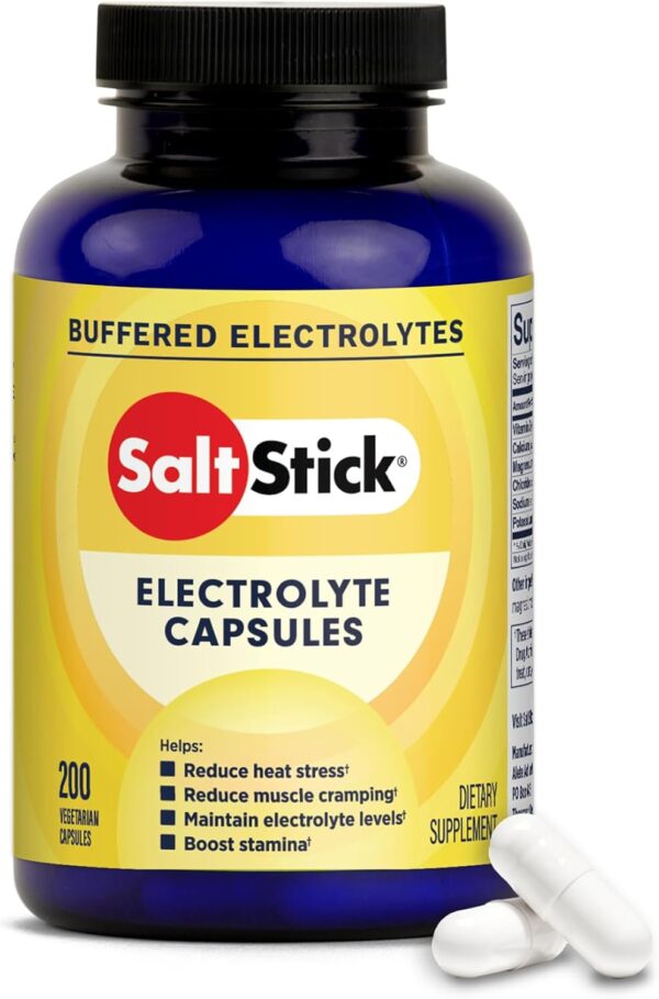 SaltStick Electrolyte Capsules with Vitamin D - 200 Count - Salt Pills with Electrolytes for Sports Nutrition, Running Supplements, Electrolyte Pills - 200 Count - Image 14