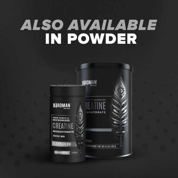 Micronized Creatine Monohydrate Capsules for Muscle Growth & Recovery, Pre & Post Workout, Vegan Creatine, Caffeine Free, Gluten Free, Sugar Free | 50 Servings | 250 Capsules - Image 31