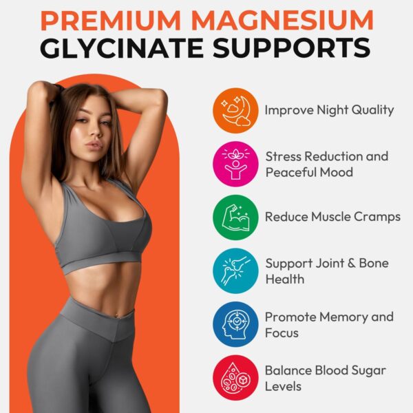 Magnesium Glycinate Gummies for Adults, High Absorption Magnesium and Potassium Gummies with L-Threonate, Calcium, B6, D3, Sugar Free Chews, Relaxation, Stress Relief, Night Rest - Image 52