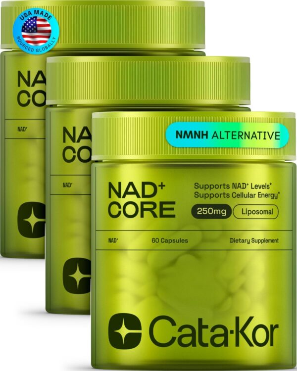 NMNH Supplement Alternative - Liposomal NAD CORE 250mg - 60-Day Supply - Pack of 2 - High Purity NAD Supplement for Healthy Aging, Energy - 60 Capsules - Image 10