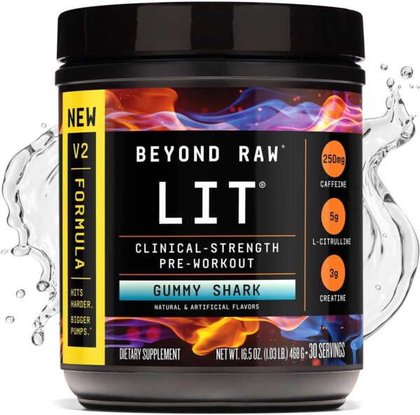 Beyond Raw LIT Pre-Workout - Blue Raspberry (30 Servings) - Image 56