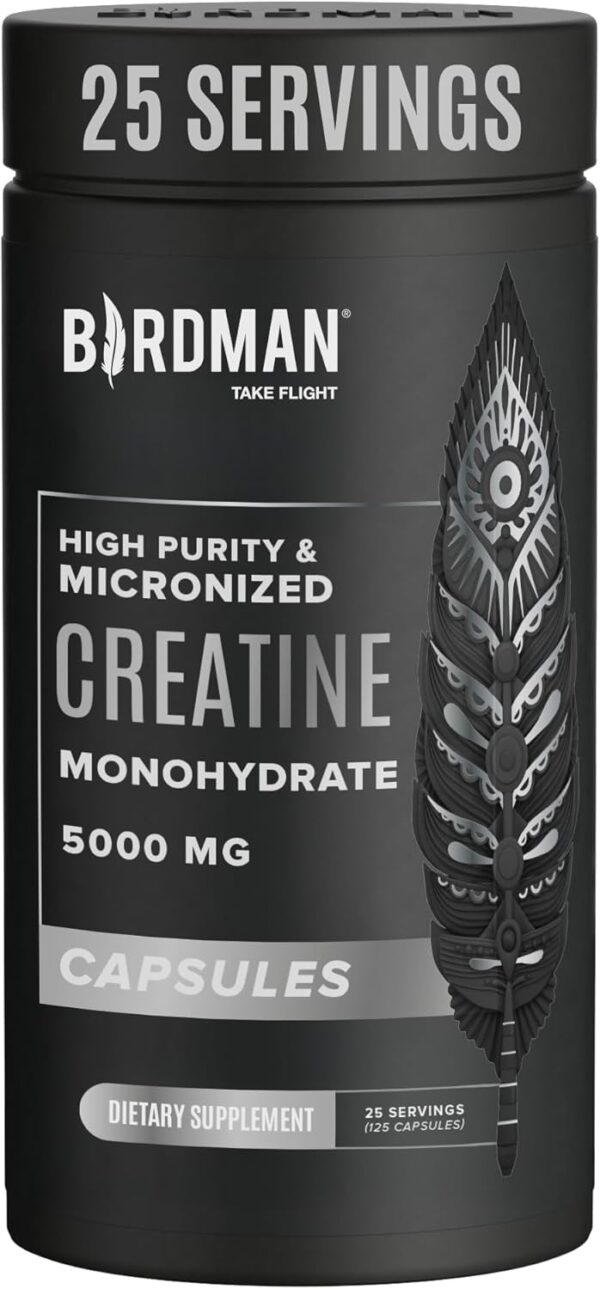 Micronized Creatine Monohydrate Capsules for Muscle Growth & Recovery, Pre & Post Workout, Vegan Creatine, Caffeine Free, Gluten Free, Sugar Free | 50 Servings | 250 Capsules - Image 26