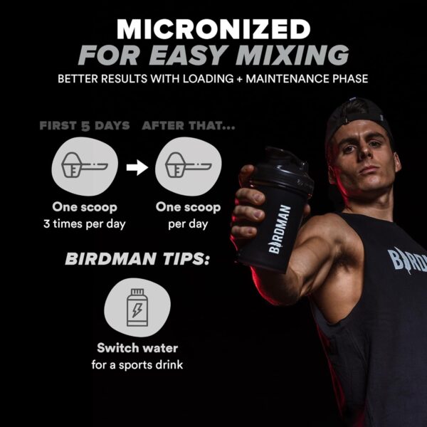 Micronized Creatine Monohydrate Capsules for Muscle Growth & Recovery, Pre & Post Workout, Vegan Creatine, Caffeine Free, Gluten Free, Sugar Free | 50 Servings | 250 Capsules - Image 5