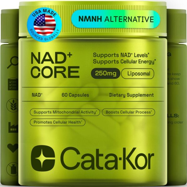 NMNH Supplement Alternative - Liposomal NAD CORE 250mg - 60-Day Supply - Pack of 2 - High Purity NAD Supplement for Healthy Aging, Energy - 60 Capsules - Image 11