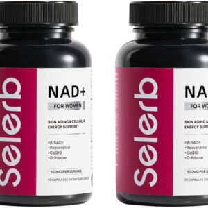 NAD+ Supplement for Women - NMN Alternative with β-NAD+, Trans-Resveratrol, CoQ10, D-Ribose - Promotes Cellular Renewal, Energy, and Radiant Skin Health - 180 Capsules