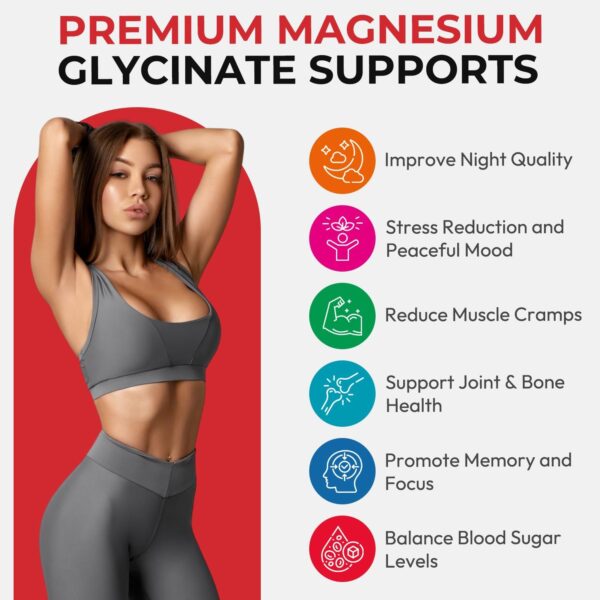 Magnesium Glycinate Gummies for Adults, High Absorption Magnesium and Potassium Gummies with L-Threonate, Calcium, B6, D3, Sugar Free Chews, Relaxation, Stress Relief, Night Rest - Image 60