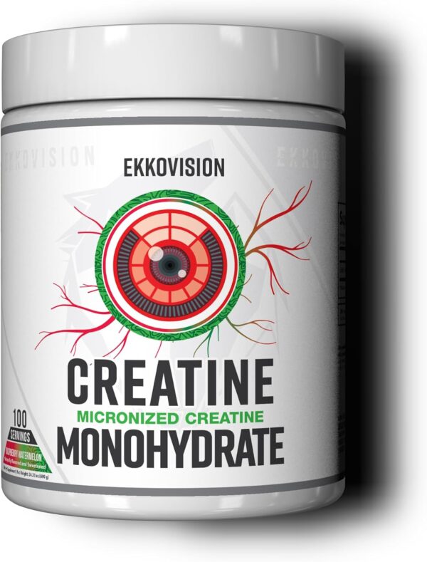 Creatine Monohydrate Powder, Micronized, Sour Watermelon, Pre & Post Workout Supplement for Men and Women, Energy Support, Easy to Mix in Shakes, Smoothies & Beverages, 100 Servings - Image 18