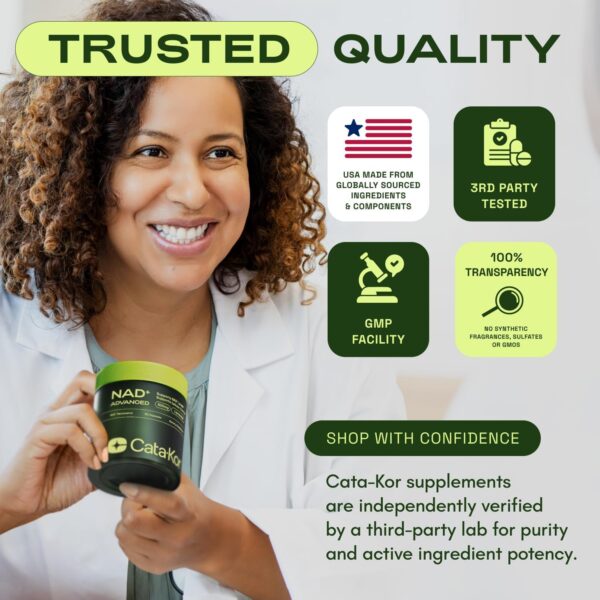 NMNH Supplement Alternative – Liposomal NAD + Resveratrol – 30-Day Supply – High Purity NAD Supplement for Energy & Healthy Aging – 60 Capsules - Image 4