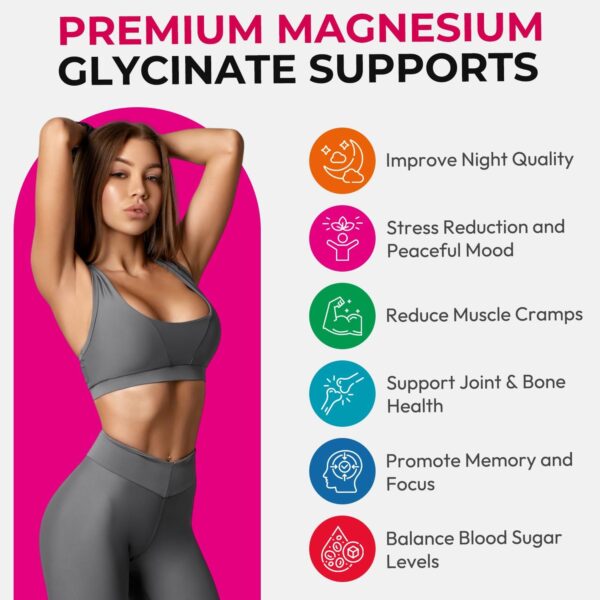 Magnesium Glycinate Gummies for Adults, High Absorption Magnesium and Potassium Gummies with L-Threonate, Calcium, B6, D3, Sugar Free Chews, Relaxation, Stress Relief, Night Rest - Image 68