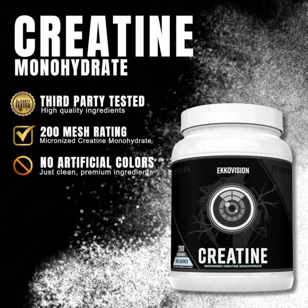 Creatine Monohydrate Powder, Micronized, Sour Watermelon, Pre & Post Workout Supplement for Men and Women, Energy Support, Easy to Mix in Shakes, Smoothies & Beverages, 100 Servings - Image 63