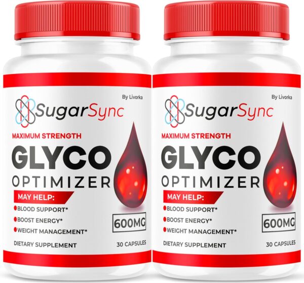 (2 Pack) Sugar Sync Glyco Optimizer, Sugar Sync Glyco, SugarSync, SugarSync Glyco Optimizer, SugarSync Glyco, Sugar Sync Glyco Optimiser, Sugar Sync Glyco Optimizer Reviews, 60 Capsules