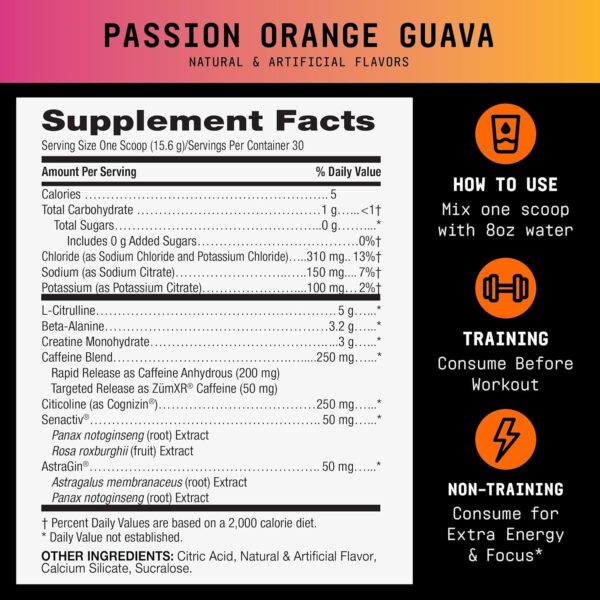 Beyond Raw LIT Pre-Workout - Blue Raspberry (30 Servings) - Image 41