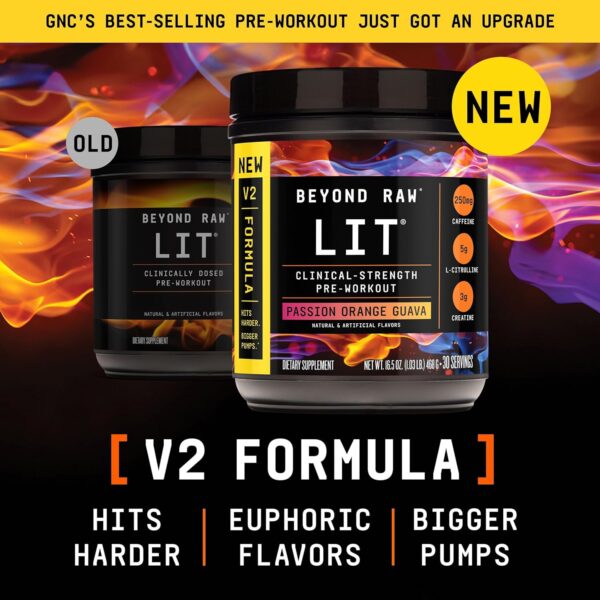 Beyond Raw LIT Pre-Workout - Blue Raspberry (30 Servings) - Image 42