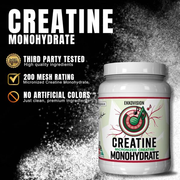 Creatine Monohydrate Powder, Micronized, Sour Watermelon, Pre & Post Workout Supplement for Men and Women, Energy Support, Easy to Mix in Shakes, Smoothies & Beverages, 100 Servings - Image 15