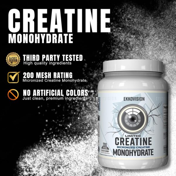 Creatine Monohydrate Powder, Micronized, Sour Watermelon, Pre & Post Workout Supplement for Men and Women, Energy Support, Easy to Mix in Shakes, Smoothies & Beverages, 100 Servings - Image 54