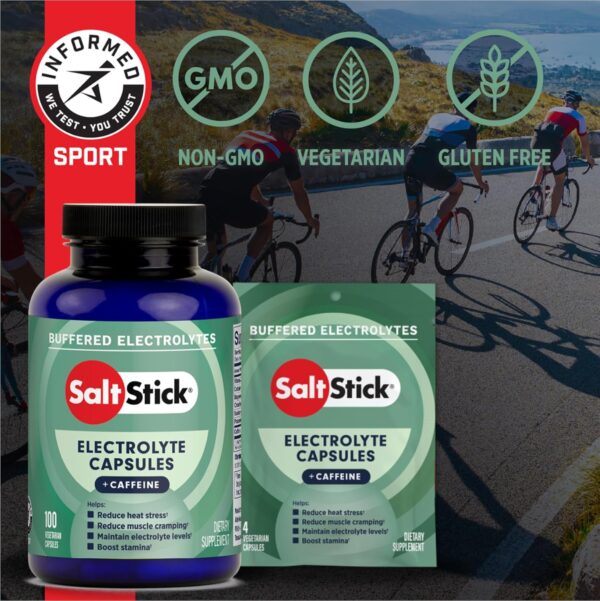 SaltStick Electrolyte Capsules with Vitamin D - 200 Count - Salt Pills with Electrolytes for Sports Nutrition, Running Supplements, Electrolyte Pills - 200 Count - Image 4
