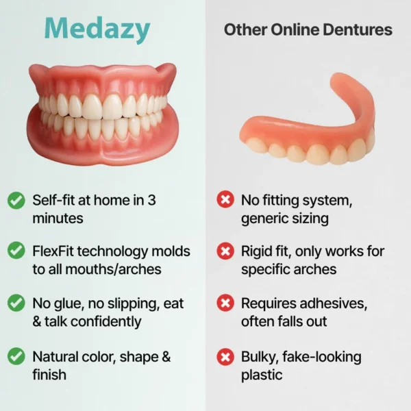 Ends Today: 70% OFF!Medazy Custom-Fit Full Functional Dentures Make you more confident - Image 7
