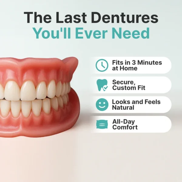 Ends Today: 70% OFF!Medazy Custom-Fit Full Functional Dentures Make you more confident - Image 5
