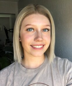 Kim | Blunt Cut Bob Remy Human Hair Lace Front Wig S/M | 2 Color Options