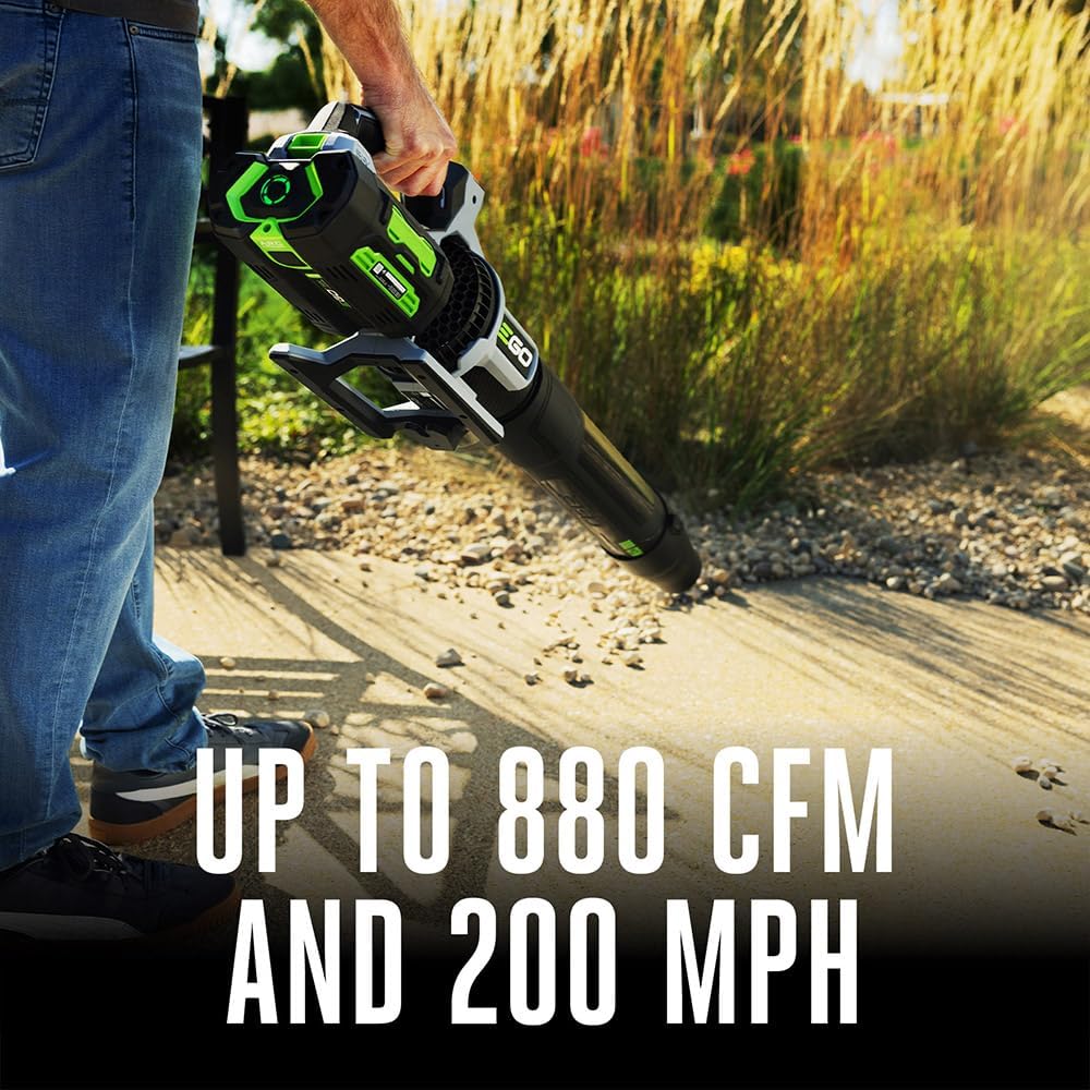 EGO POWER+ Leaf Blower, Cordless Electric 880 CFM, Includes (2) 56V 4.0Ah Batteries and Charger - LB8803-2 - Image 3