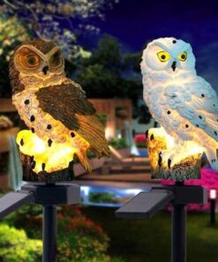 Eagle Figure Garden Solar Post